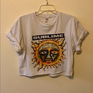Sublime cropped tee